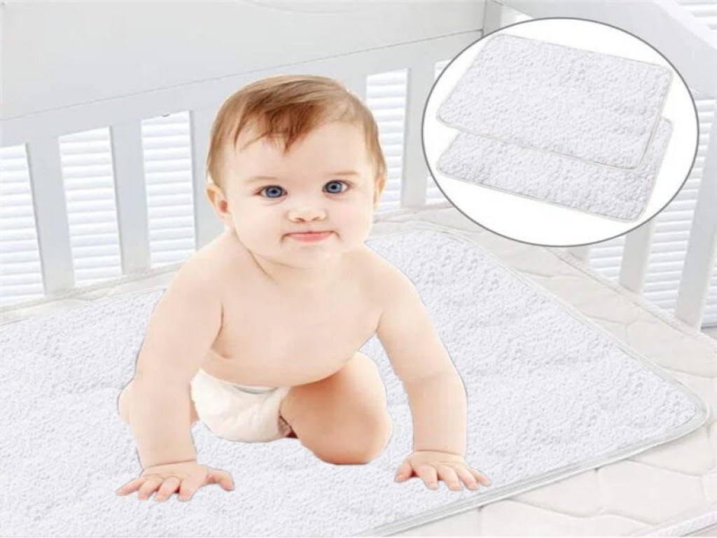 Αδιάβροχος Σελτές Μωρού 80% Βαμβακερό Γαρύφαλλο | Γαρύφαλλο - Λευκά Είδη