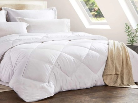 Πάπλωμα Microfiber Λευκό Καπιτονέ Comforter 320gsm Γαρύφαλλο | Γαρύφαλλο - Λευκά Είδη